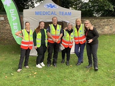 Medical Team, MERT, First Aiders, Treatment Tent