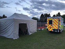 MERT, treatment tent, ambulance, event medical cover, first aid, inverness