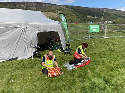 MERT Highland; Medical & Emergency Response Team; Capers In Cannich; Event First Aid; Kit Check