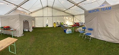 MERT Event Treatment Centre; Loch Ness Marathon; Event First Aid; Inverness