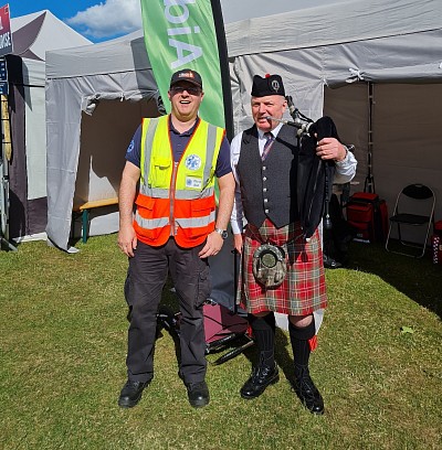 Event First Aid; European Pipe Band Championships